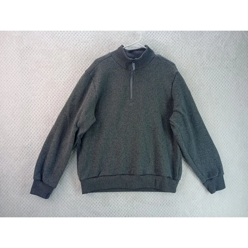 The North Face Men's XL Gray Quarter Zip Fleece Pullover Sweatshirt*READ*